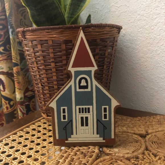 Vintage America Other - Primitive Wooden Church Wall Sitter/Plaque Vintage